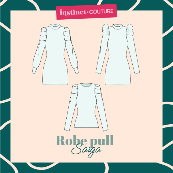 Robe Pull Saïga - Patron de couture