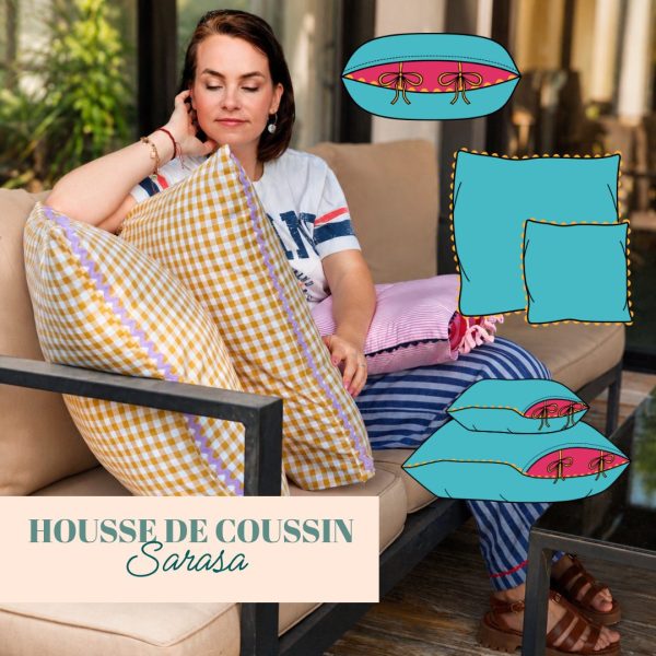 Housse de coussin Sarasa - Patron de couture