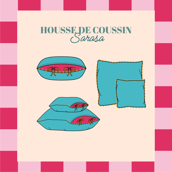 Housse de coussin Sarasa - Patron de couture