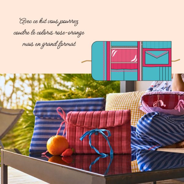 Kit couture - Molly orange & rose