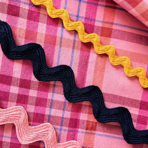 Coton tartan - Rose