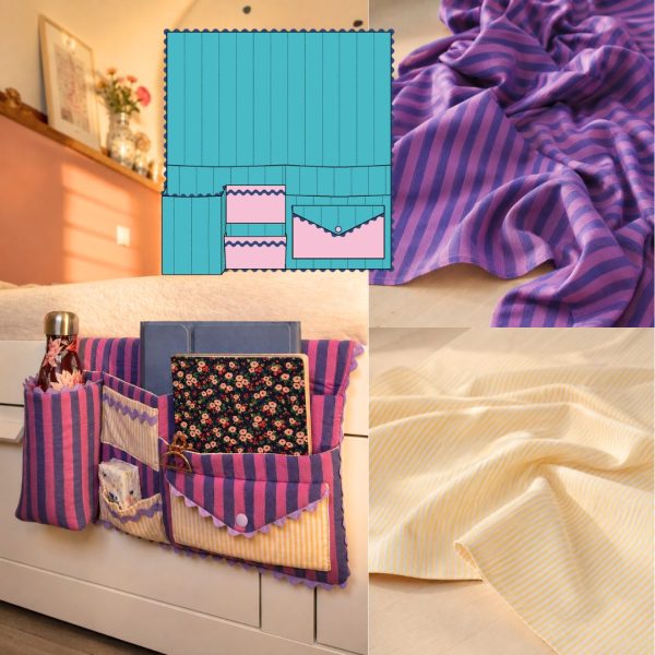 Kit couture - Danio jaune & mauve