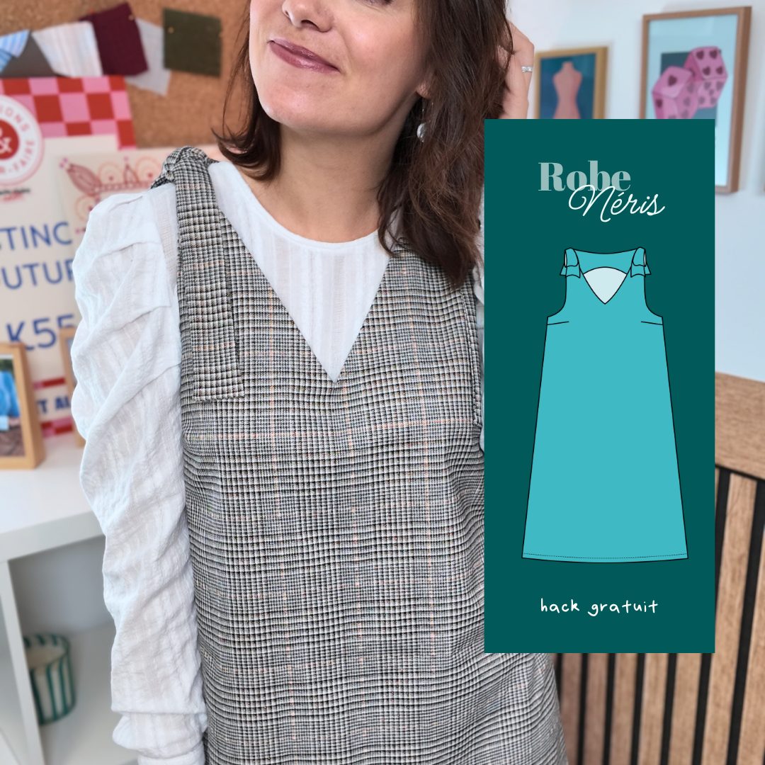Robe/Top Néris – Hack gratuit col V noué