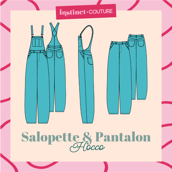 Salopette & Pantalon Hocco - Patron de couture